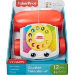 Fisher-Price Toddler Pull Toy and Pretend Phone