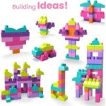 Mega Bloks First Builders Big Building Bag 80 Pieces Pink