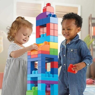 Mega Bloks First Builders Big Building Bag 80 Pieces Multicolour