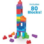 Mega Bloks First Builders Big Building Bag 80 Pieces Multicolour