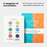 Kids Conversation Starter Little Talk Deck by BestSelf — Powerful Family Game to Strengthen Relationships with Children by Cultivating Open and Meaningful Interactions -150 Engaging Prompts