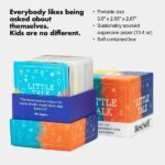 Kids Conversation Starter Little Talk Deck by BestSelf — Powerful Family Game to Strengthen Relationships with Children by Cultivating Open and Meaningful Interactions -150 Engaging Prompts