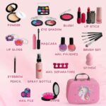 Makeup Kit for girls ages 4-7yrs! Non-toxic, washable, and perfect for imaginative play