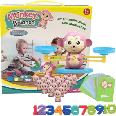 Math Balance,Animal Balance Counting Toys - Montessori Kindergarten Preschool Learning Activities,Birthday Gift Toys