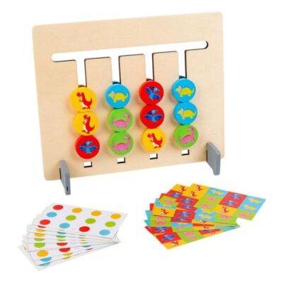 Montessori color matching two sided puzzle