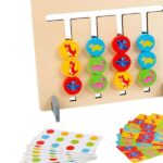 Montessori color matching two sided puzzle