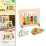 Montessori color matching two sided puzzle