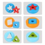 Geometric Shape Recognition Sorting and Stacking Toys