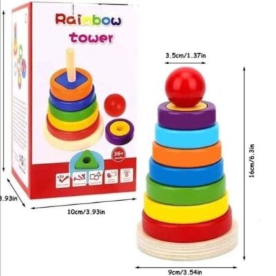 Geometric Shape Recognition Sorting and Stacking Toys