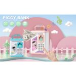 Kids Electronic Mini ATM Piggy Bank with Finger Print and Password Protection