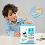 Kids Electronic Mini ATM Piggy Bank with Finger Print and Password Protection