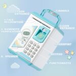 Kids Electronic Mini ATM Piggy Bank with Finger Print and Password Protection