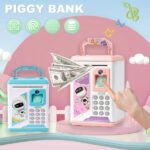 Kids Electronic Mini ATM Piggy Bank with Finger Print and Password Protection