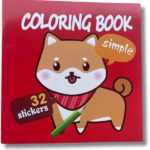 Coloring Books with stickers