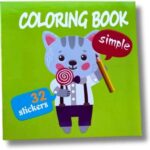 Coloring Books with stickers