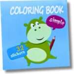 Coloring Books with stickers