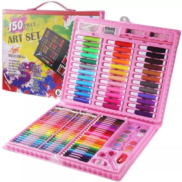 Little Hands Art Supplies for Drawing Painting with Portable Art Bo