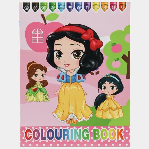 Disney Characters Coloring Books With fun Stickers